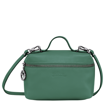 Le Pliage Xtra XS 迷你斜挎包 , 鼠尾草灰色 - 皮革