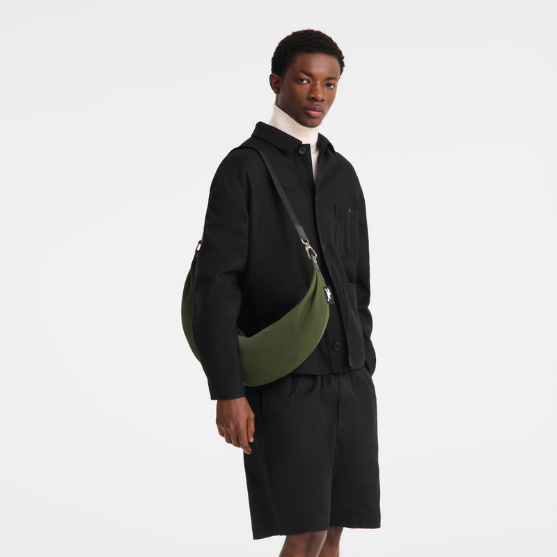 Le Pliage Energy XL Crossbody bag , Khaki - Canvas  - View 7 of  7