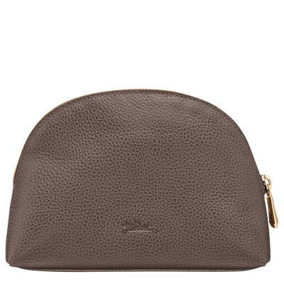 Le Foulonn&eacute; Pouch , Taupe - Leather