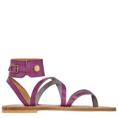 Longchamp x K.Jacques 凉鞋 , Violet - 皮革