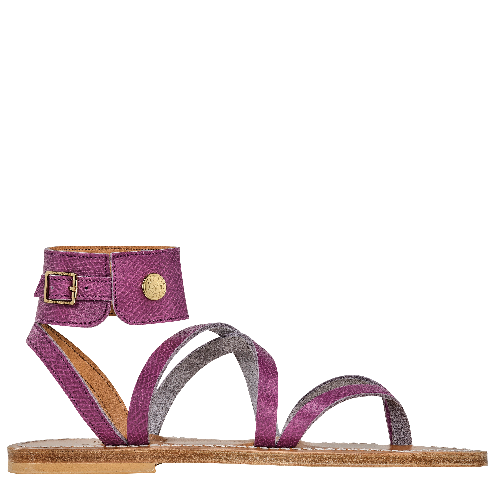 Longchamp x K.Jacques Sandals, 紫色
