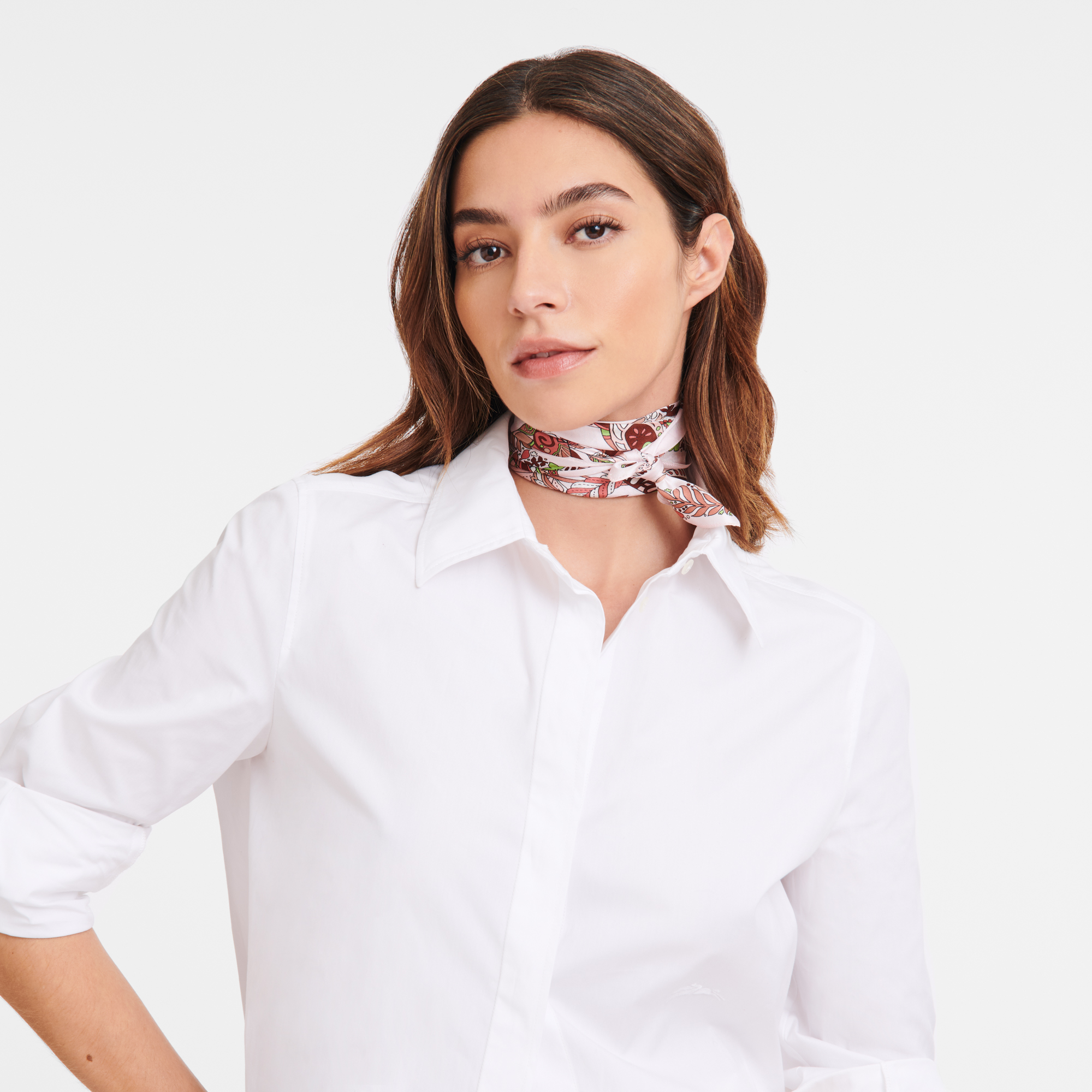 丝巾 50, 裸色 - 查看 2
        2 - 放大 Longchamp森林 丝巾 50, 裸色