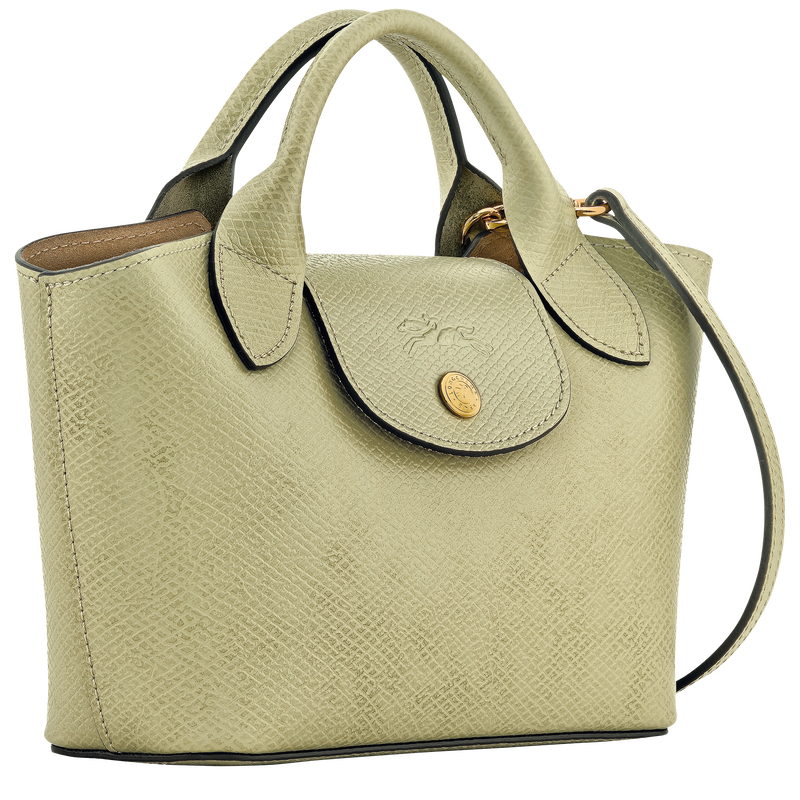 &Eacute;pure XS Tote bag , Almond Green - Leather  - View 3 of  6