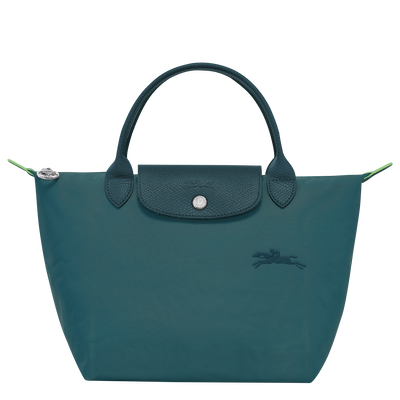 Le Pliage Green S 手提包 , 孔雀蓝色 - 再生帆布