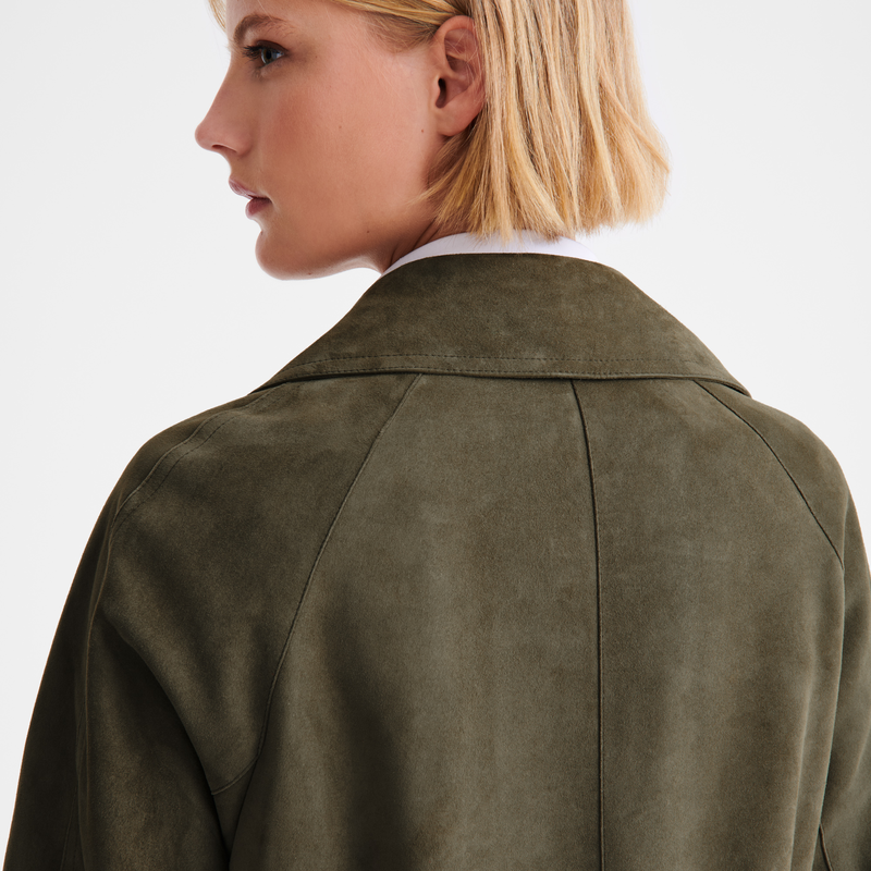 Safari jacket , Khaki - Leather  - View 5 of  6