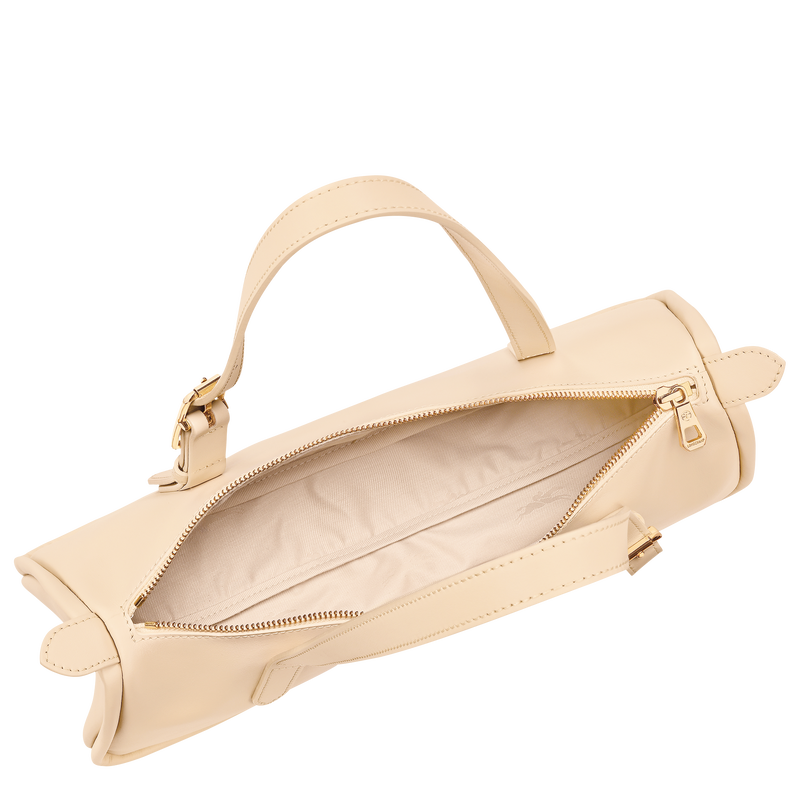 Looong L Shoulder bag , Vanilla - Leather  - View 5 of  7
