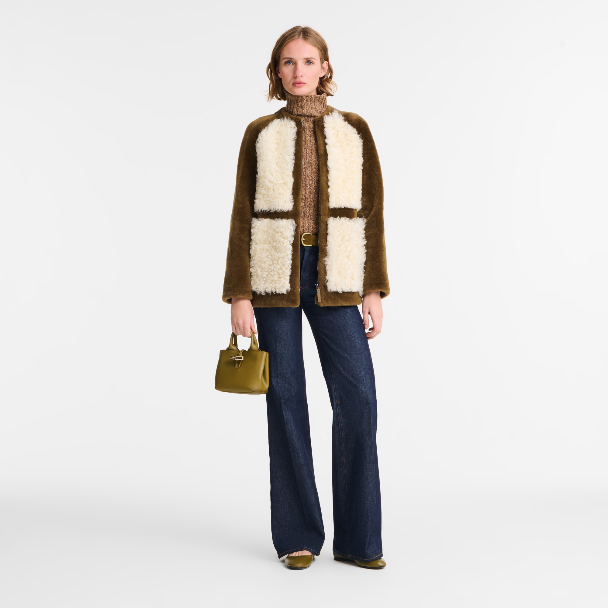 Le Roseau Handbag XS, Olive