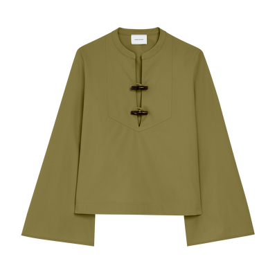 Shirt , Lichen - Cotton poplin