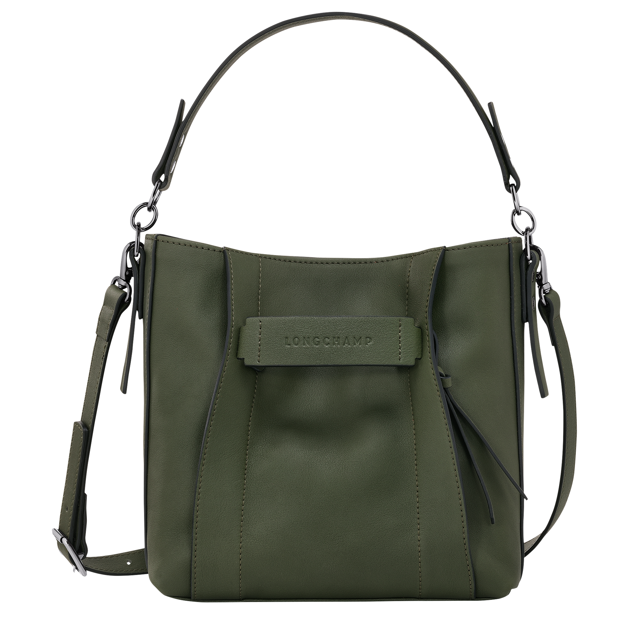 Longchamp 3D 斜挎包 S, 卡其色