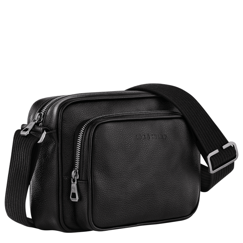 Le Foulonn&eacute; S Camera bag , Black - Leather  - View 3 of  5