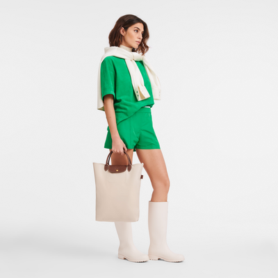 Le Pliage Original M 托特包 , 纸张白 - 帆布