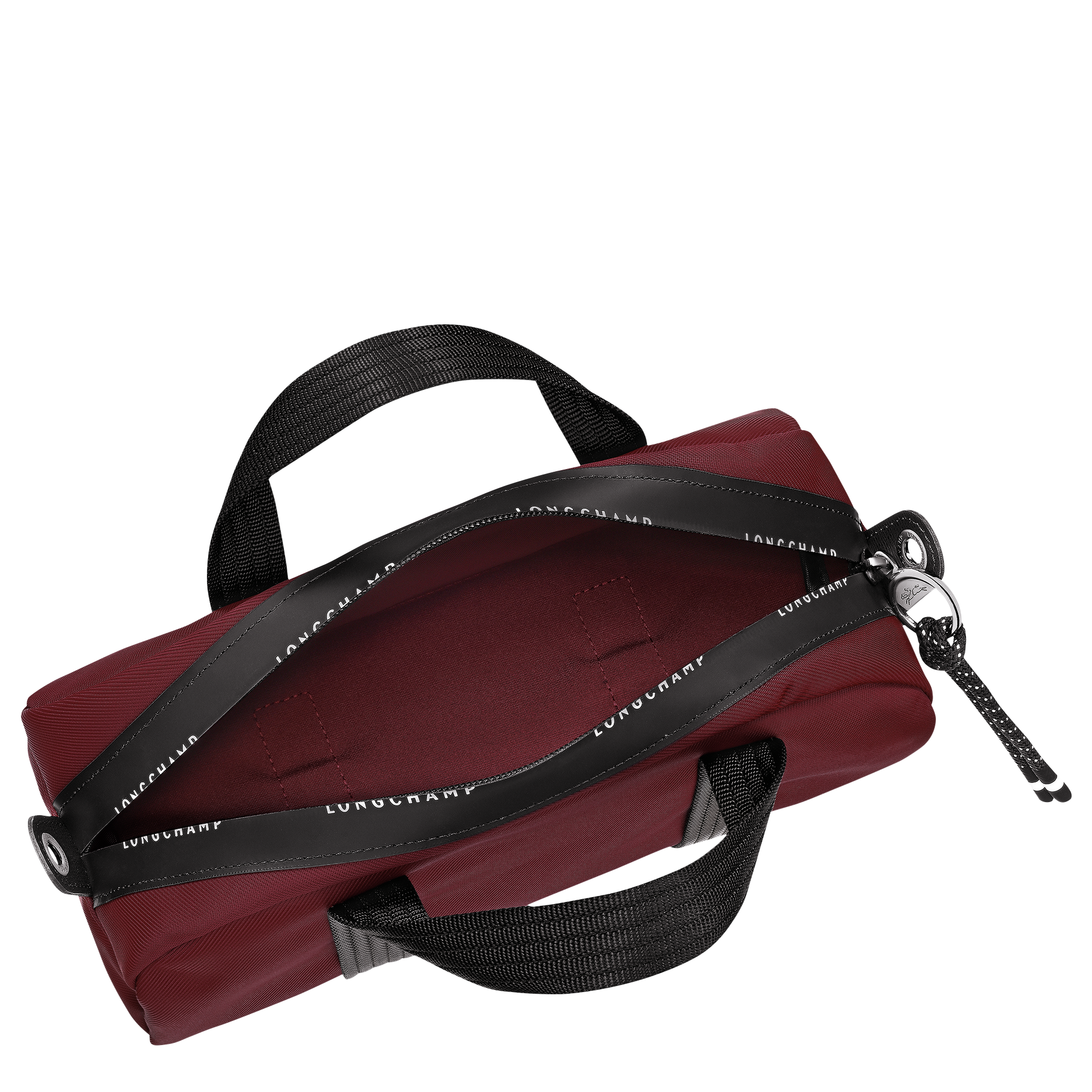 Le Pliage Energy 手提包 M, 勃艮第色