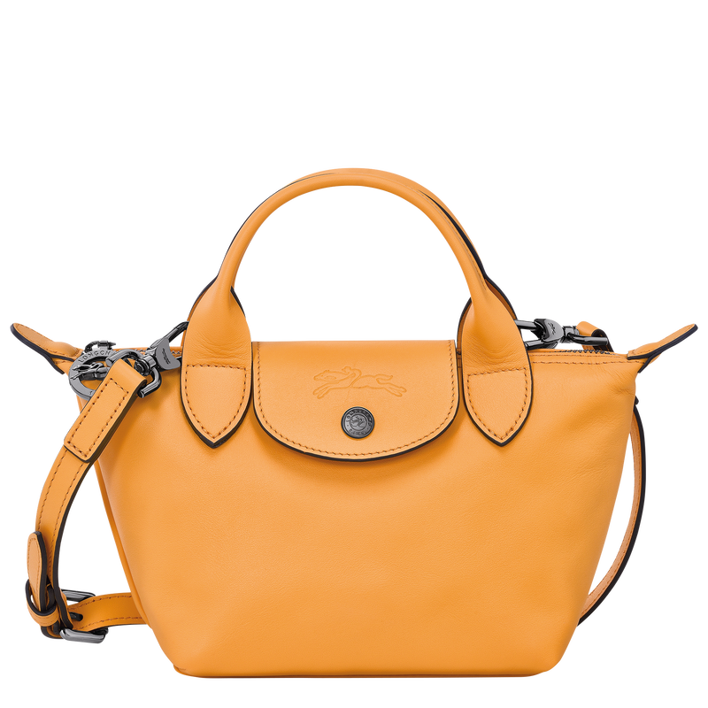 Le Pliage Xtra XS Handbag , Apricot - Leather  - View 1 of  5