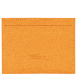 Le Foulonné Cardholder , Apricot - Leather