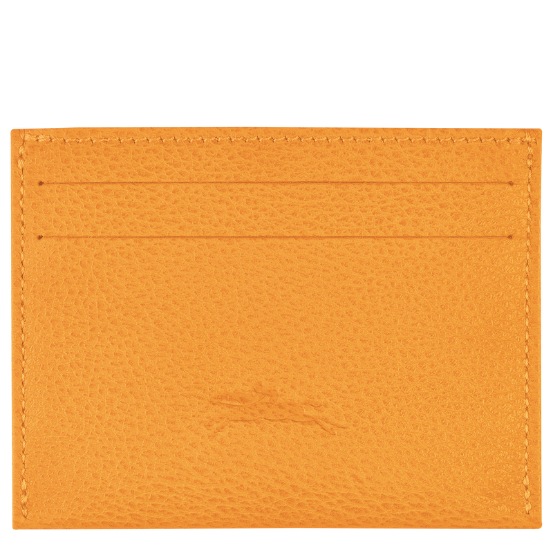 Le Foulonné Cardholder , Apricot - Leather  - View 2 of  3