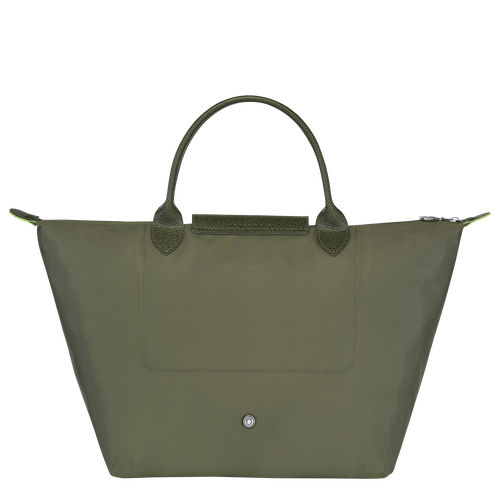 Le Pliage Green M Handbag , Forest - Recycled canvas - View 4 of  6