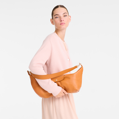 Le Pliage Xtra 斜挎包 L, 琥珀棕
