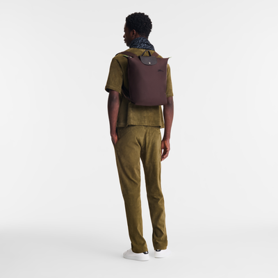 Le Pliage Green M 双肩背包 , 摩卡色 - 帆布