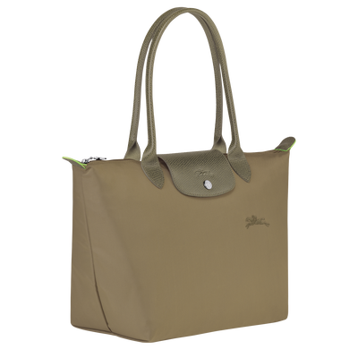 Le Pliage Green M 托特包 , 洋蓟绿 - 再生帆布