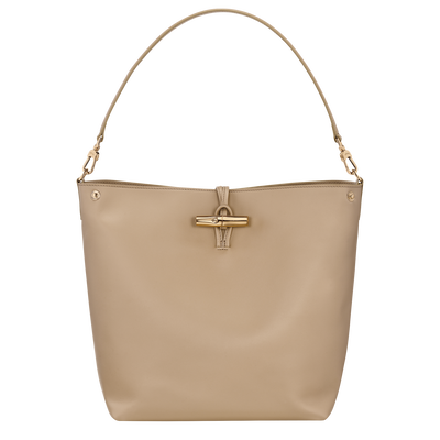 Le Roseau M Hobo 袋 , 深棕色 - 皮革
