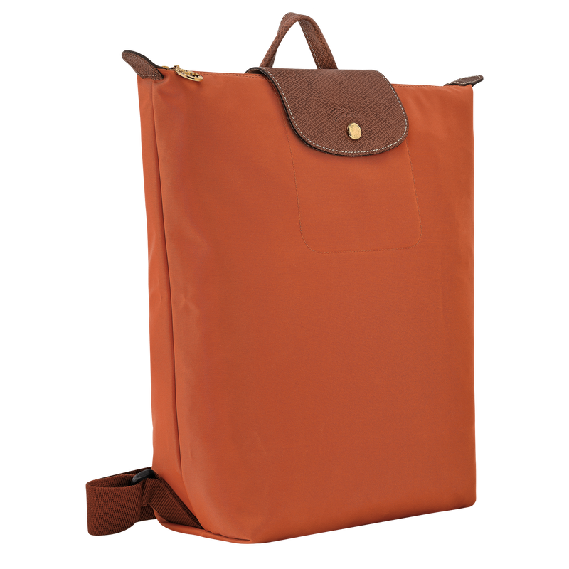 Le Pliage Original M 双肩背包 , 砖红色 - 帆布  - 查看 3 7