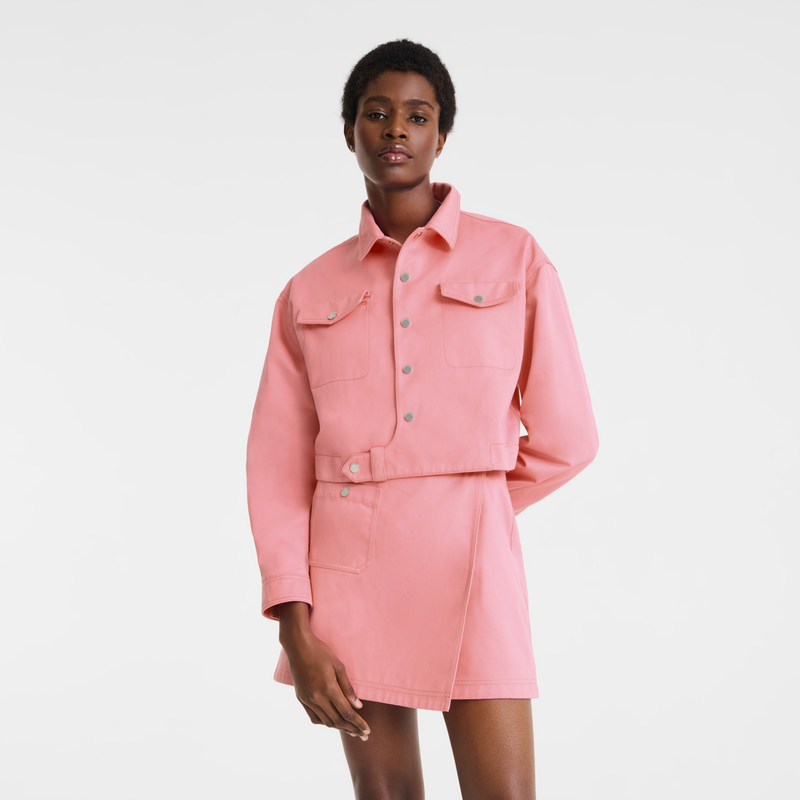 夹克 , 虾粉色 - 棉  - 查看 3 4