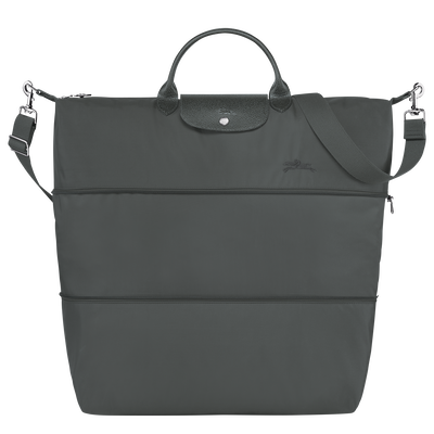 Le Pliage Green 可扩展旅行包 , 石墨黑 - 再生帆布