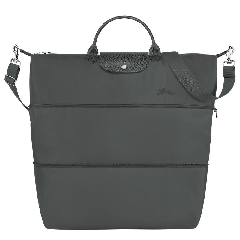 Le Pliage Green Travel bag expandable , Graphite - Recycled canvas  - View 1 of  7