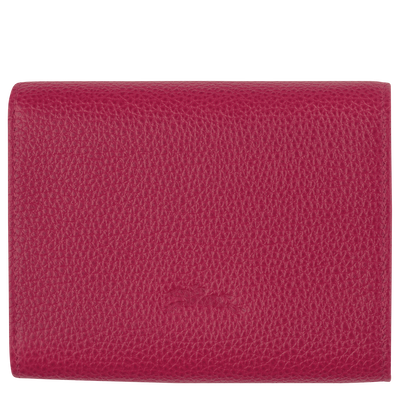 Le Roseau Wallet , Beetroot - Leather