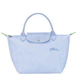 Le Pliage Green S Handbag , Sky Blue - Recycled canvas