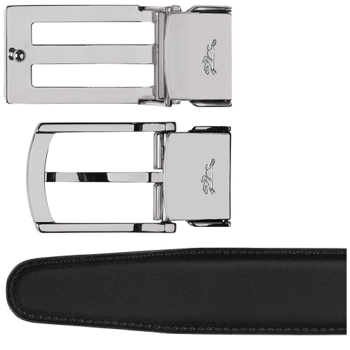 Delta Box Men's belt set , Black/Mocha - Leather - View 5 of  8