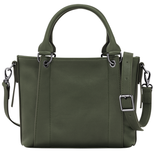 Longchamp 3D S Handbag , Khaki - Leather - View 4 of  5