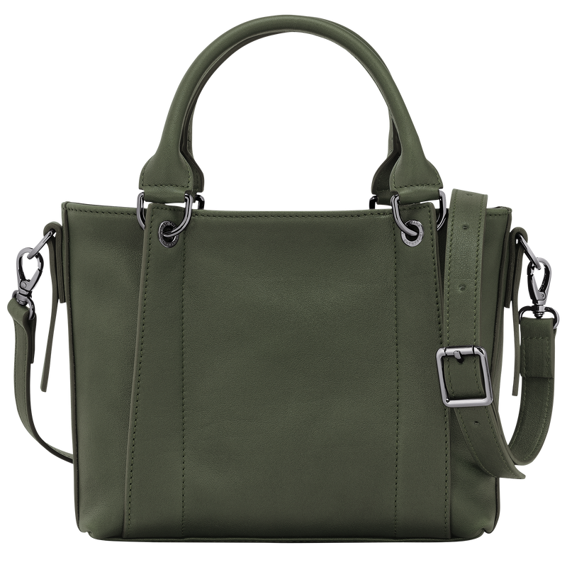 Longchamp 3D S Handbag , Khaki - Leather  - View 4 of  5