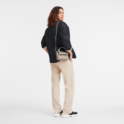 Longchamp 3D XS 手提包 , 土褐色 - 皮革