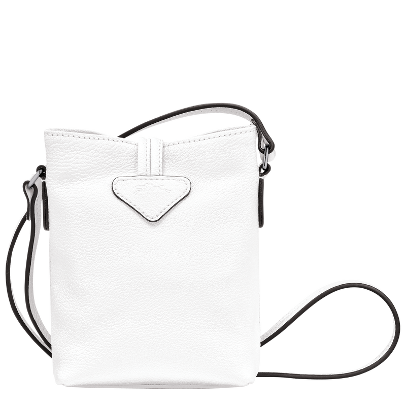 Roseau XS Crossbody bag , White - Leather  - View 4 of  5