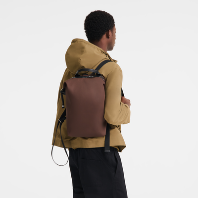 Le Pliage Energy L 双肩背包 , 可可色 - 再生帆布