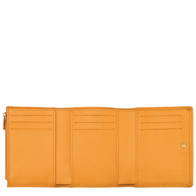 Le Foulonné Wallet , Apricot - Leather  - View 2 of  2
