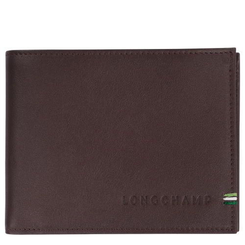 Longchamp sur Seine Wallet , Mocha - Leather - View 1 of  3