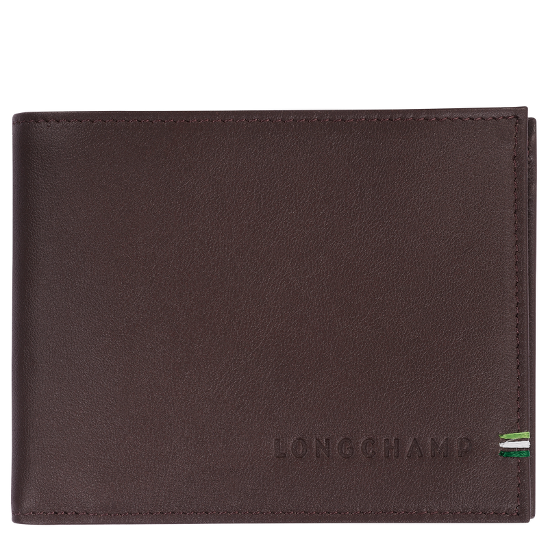 Longchamp sur Seine Wallet , Mocha - Leather  - View 1 of  3