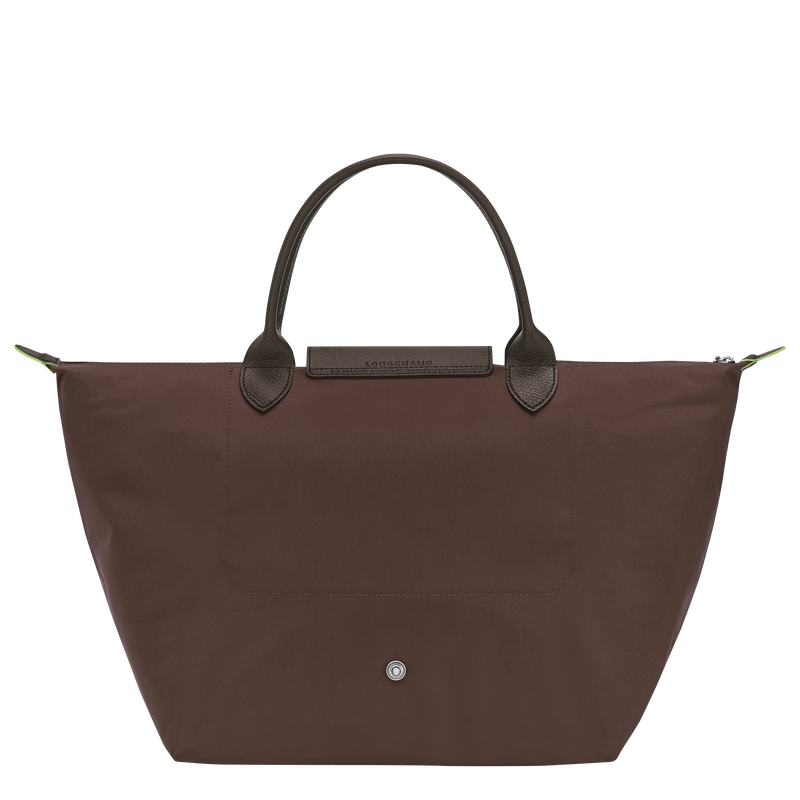 Le Pliage Green M Handbag , Mocha - Recycled canvas  - View 4 of  7