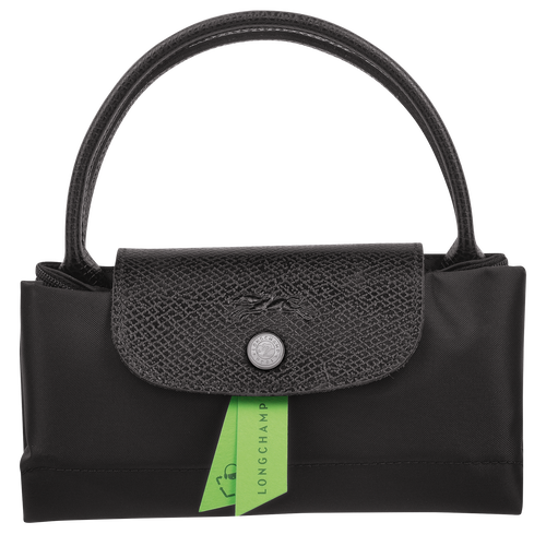 Le Pliage Green S Handbag , Black - Recycled canvas - View 7 of  7