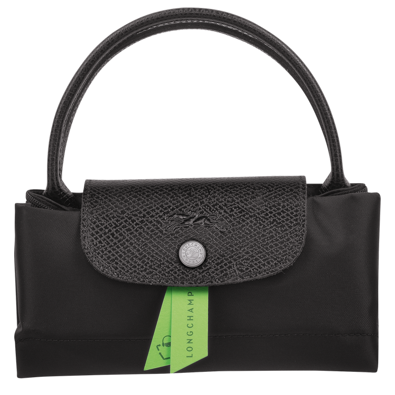 Le Pliage Green S Handbag , Black - Recycled canvas  - View 7 of  7