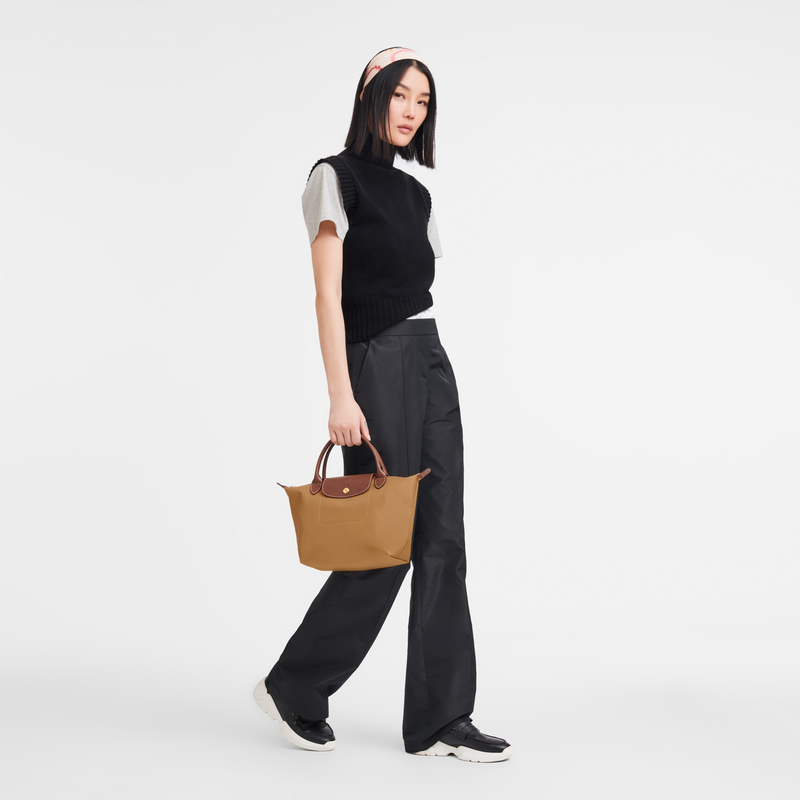 Le Pliage Original S 手提包 , Fawn - 再生帆布  - 查看 2 7