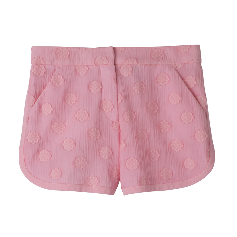 短裤 , 粉红色 - 帆布  - 查看 1 4