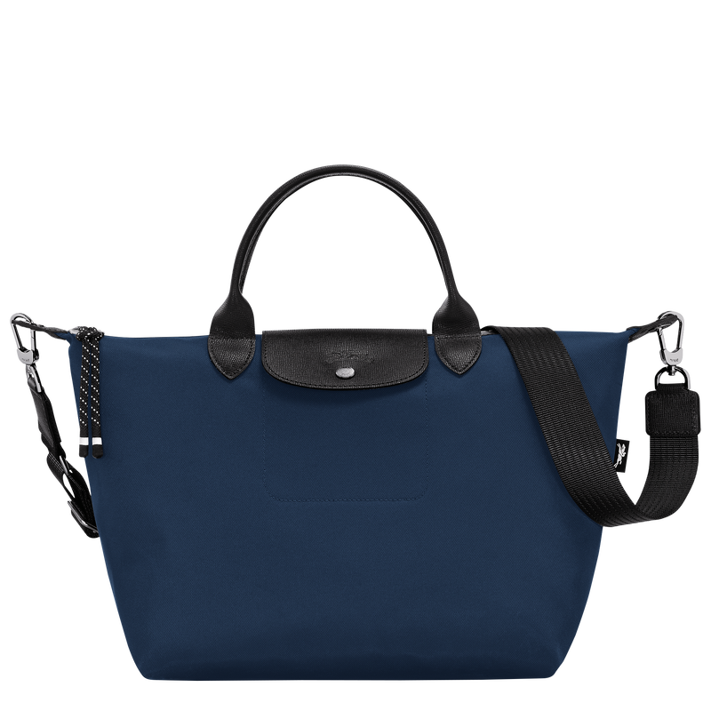 Le Pliage Energy L Handbag , Navy - Recycled canvas  - View 1 of  6