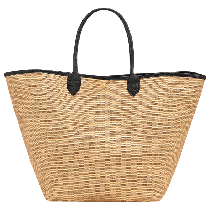 Le Pliage Collection L Basket bag , Black - Canvas  - View 4 of  6