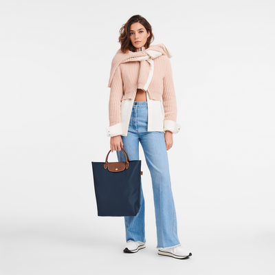 Le Pliage Original 托特包 M, 海军蓝色