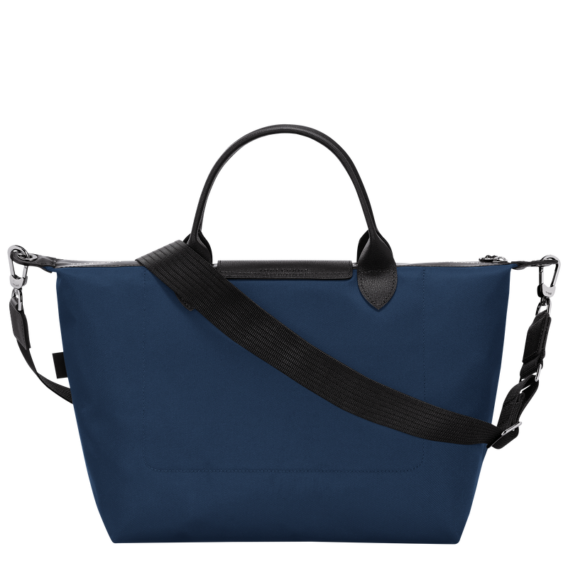 Le Pliage Energy L Handbag , Navy - Recycled canvas  - View 4 of  6