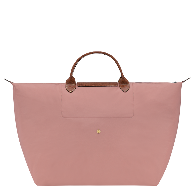 Le Pliage Original L 旅行包 , 茶粉色 - 再生帆布  - 查看 4 7