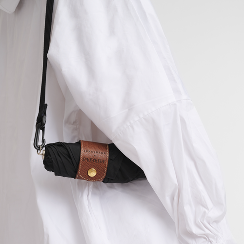 Longchamp X D'heygere 雨伞, 黑色